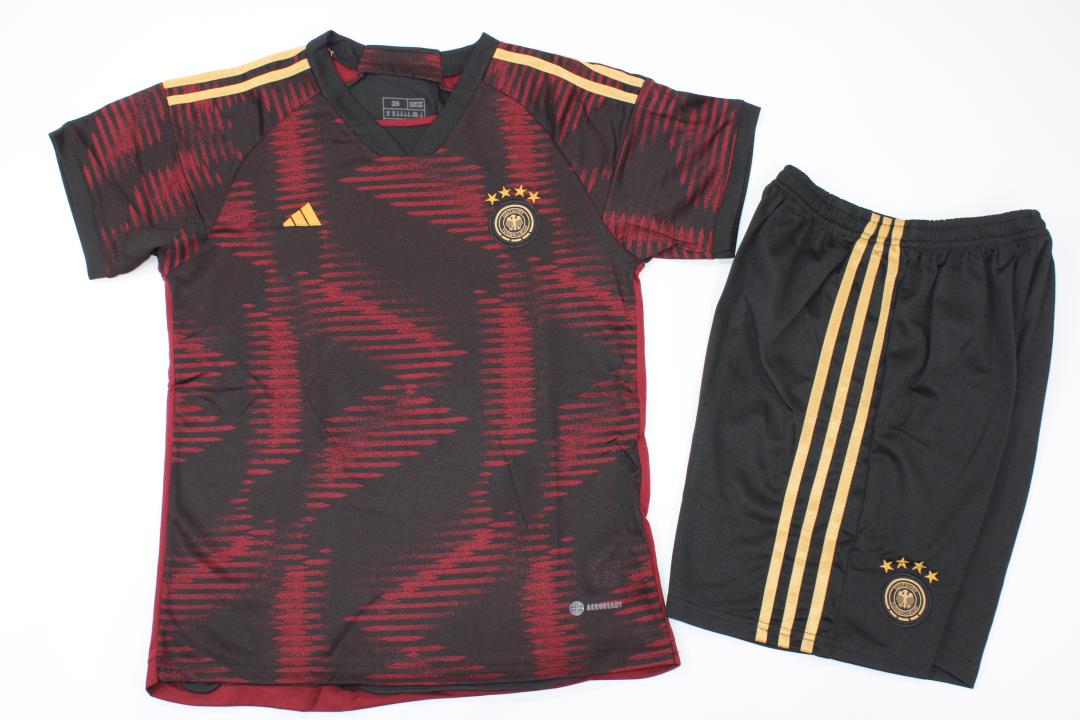 Kids-Germany 2022 World Cup Away Soccer Jersey